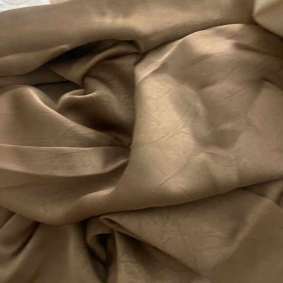 Coffee Brown Casual Women's Loose Wide Leg Pants - Picture 3 of 5